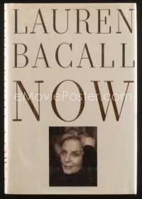 3z178 LAUREN BACALL signed hardcover book '94 on her autobiography Now!