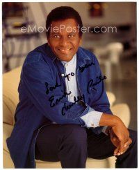 3z351 CHARLEY PRIDE signed color 8x10 fan club still '00s portrait of the country music singer!