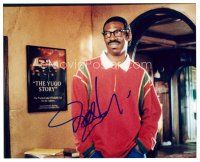 3z502 EDDIE MURPHY signed color 8x10 REPRO still '01 close up wearing glasses from Bowfinger!