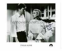 3z546 LIZABETH SCOTT signed 8x10 REPRO still '80s close up with Burt Lancaster in I Walk Alone!