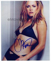 3z550 MELISSA JOAN HART signed color 8x10 REPRO still '02 full-length in sexiest skimpy outfit!