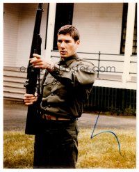 3z562 RICHARD GERE signed color 8x10 REPRO still '00s in uniform from Officer and a Gentleman!!