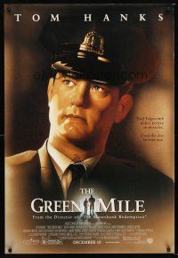 3z273 GREEN MILE signed DS advance 1sh '99 by BOTH Tom Hanks AND Michael Clarke Duncan!