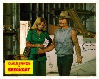 3z031 BREAKOUT signed LC #5 '75 by Charles Bronson, who's with real life wife Jill Ireland!