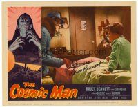 3z042 COSMIC MAN signed LC #1 '59 by Brice Bennett, John Carradine playing chess with small boy!