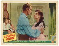 3z050 FIGHTING O'FLYNN signed LC #6 '49 by Douglas Fairbanks, Jr., romantic c/u with Helena Carter!