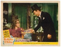 3z065 HER HIGHNESS & THE BELLBOY signed LC #8 '45 by June Allyson, who gets orchids from Walker!