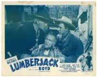 3z076 LUMBERJACK signed LC R47 by Jim Rogers, who's with William Boyd as Hopalong Cassidy & Clyde!