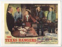 3z108 TEXAS RANGERS signed LC '51 by Gail Storm, who's with Montgomery, Beery & others!