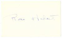 3z218 ROSE HOBART signed 3x5 index card '70s can be framed & displayed with a repro still!