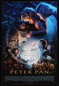 3z297 PETER PAN signed DS int'l 1sh '03 by Lynn Redgrave, Jeremy Sumpter AND Rachel Hurd-Wood!