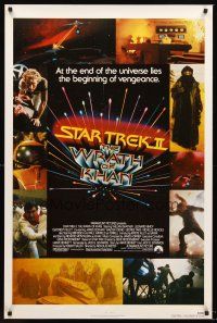 3z302 STAR TREK II signed 1sh '82 by Kirstie Alley, who had her debut role in The Wrath of Khan!