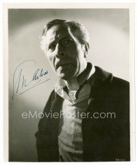 3z369 GEORGE ARLISS signed 8x9.75 still '30s cool moody portrait of the great English star!