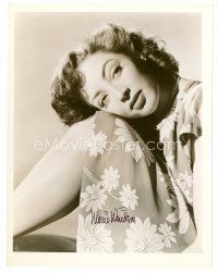 3z395 MARIE WINDSOR signed 8x10 still '42 c/u resting head on her knees from Eyes in the Night!