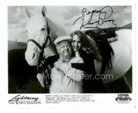 3z399 MICKEY ROONEY signed video 8x10 still '86 with Isabel Lorca in Lightning, The White Stallion!