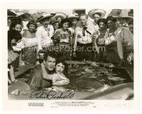3z408 ROBERT ROCKWELL signed 8x10 still '50 in fountain with senorita from Belle of Old Mexico!