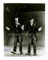 3z418 TOMMY TUNE/CHARLES COLES signed stage play 8x10 still '83 on Broadway in My One and Only!