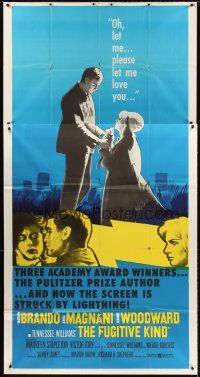 4a401 FUGITIVE KIND 3sh '60 Marlon Brando, Anna Magnani, Joanne Woodward, directed by Sidney Lumet!