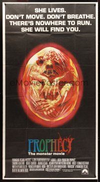 4a454 PROPHECY int'l 3sh '79 John Frankenheimer, art of monster in embryo by Paul Lehr!