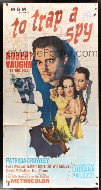 4a478 TO TRAP A SPY 3sh '66 Robert Vaughn, David McCallum, The Man from UNCLE!