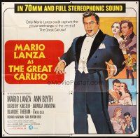 4a557 GREAT CARUSO 6sh R70 huge close up of singer Mario Lanza & with pretty Ann Blyth!