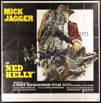 4a600 NED KELLY int'l 6sh '70 Mick Jagger as legendary Australian bandit, Tony Richardson