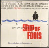 4a628 SHIP OF FOOLS 6sh '65 Stanley Kramer's movie based on Katharine Anne Porter's book!