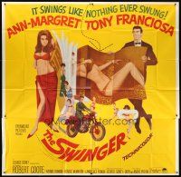 4a639 SWINGER int'l 6sh '66 super sexy Ann-Margret swings like nothing ever swung!