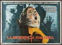 4a716 SILENT NIGHT EVIL NIGHT Argentinean 43x58 '74 this gruesome image will make your skin crawl!