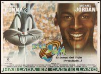 4a717 SPACE JAM Argentinean 43x58 '96 Michael Jordan, Bugs Bunny, Taz, Tweety, Sylvester & Porky!