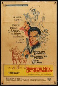 4a737 APPALOOSA Argentinean '66 Marlon Brando, the lustful & lawless live on the edge of violence!