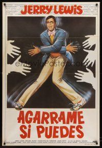 4a785 DEFECTIVE DETECTIVE Argentinean '84 great art of wacky Jerry Lewis & many hands!
