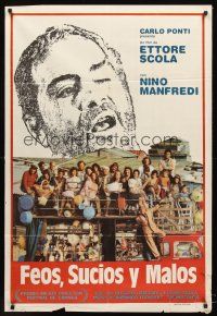 4a793 DOWN & DIRTY Argentinean '76 Ettore Scola's Brutti sporchi e cattivi, cool cast portrait!