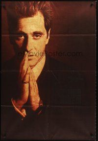 4a821 GODFATHER PART III Argentinean '90 cool portrait image of Al Pacino!