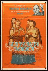 4a851 MAGIC FLUTE Argentinean '75 Trollflojten, Ingmar Bergman, Ulrik Cold, Mozart opera!