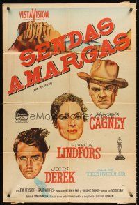 4a869 RUN FOR COVER Argentinean '55 James Cagney, Viveca Lindfors, John Derek, Nicholas Ray!