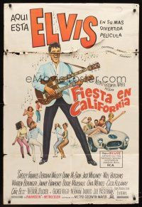 4a875 SPINOUT Argentinean '66 Elvis playing a double-necked guitar, speeds to new thrills!