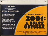 4a004 2001: A SPACE ODYSSEY British quad R78 Stanley Kubrick, Keir Dullea, Gary Lockwell!