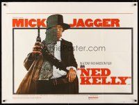 4a062 NED KELLY British quad '70 Mick Jagger as legendary Australian bandit, Tony Richardson!