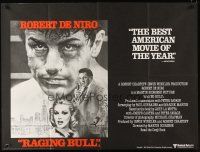 4a076 RAGING BULL British quad '80 Martin Scorsese directed, boxer Robert De Niro, Cathy Moriarty!