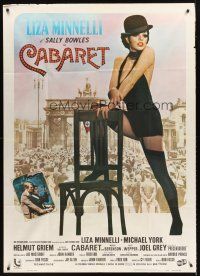 4a213 CABARET Italian 1p R78 Liza Minnelli sings & dances in Nazi Germany, directed by Bob Fosse!