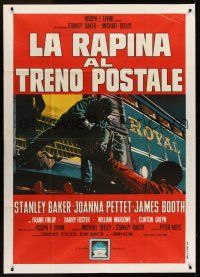 4a315 ROBBERY Italian 1p '68 Stanley Baker, Peter Yates, 3 million pounds says crime pays!