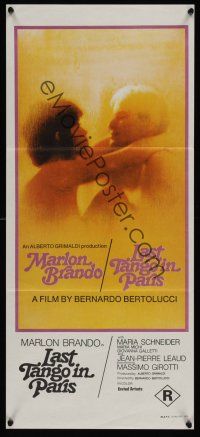 4b282 LAST TANGO IN PARIS Aust daybill '72 Marlon Brando, Maria Schneider, Bernardo Bertolucci