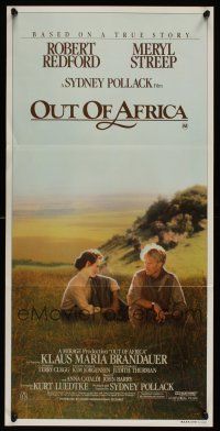 4b330 OUT OF AFRICA Aust daybill '85 Robert Redford & Meryl Streep, directed by Sydney Pollack!
