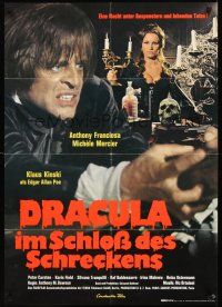 4b070 DRACULA IN THE CASTLE OF BLOOD German '72 sexy Michele Mercier, crazed Klaus Kinski!