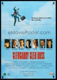 4b081 GLENGARRY GLEN ROSS video German '93 David Mamet, Al Pacino, Jack Lemmon, New York City!