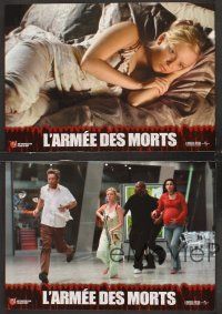 4b837 DAWN OF THE DEAD 8 French LCs '04 Sarah Polley, Ving Rhames, Jake Weber, remake!