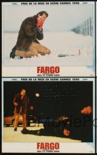 4b846 FARGO 8 French LCs '96 a homespun murder story from the Coen Brothers, great images!