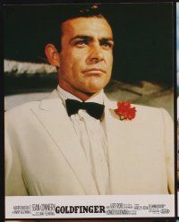 4b853 GOLDFINGER 8 French LCs R70s great images of Sean Connery, Honor Blackman & Shirley Eaton!