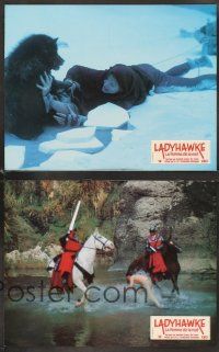 4b873 LADYHAWKE 8 style A French LCs '85 Rutger Hauer, Michelle Pfeiffer & young Matthew Broderick!